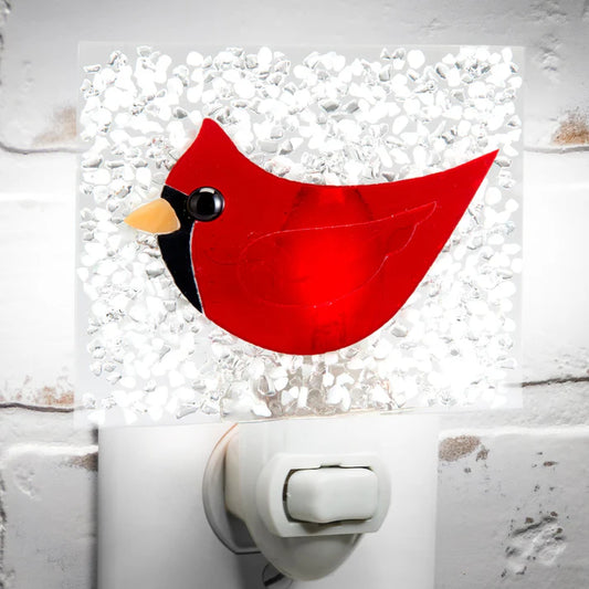 Glass Night Light | Cardinal