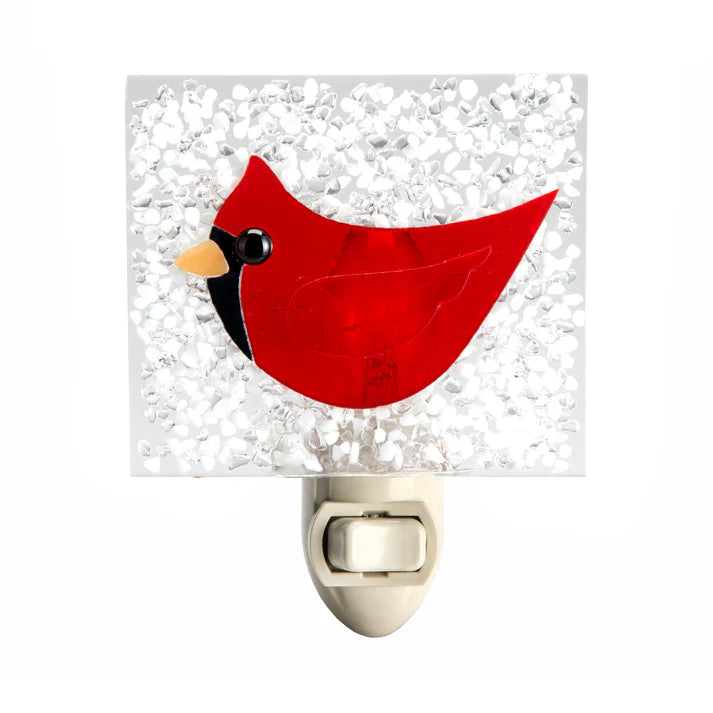 Glass Night Light | Cardinal