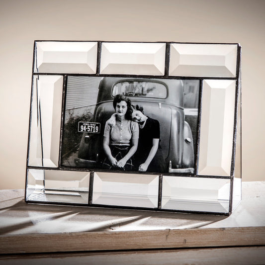 Beveled Glass Picture Frame | 4x6 Horizontal
