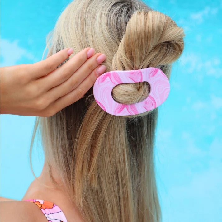 Teleties Flat Round Clip | Pinch Me!