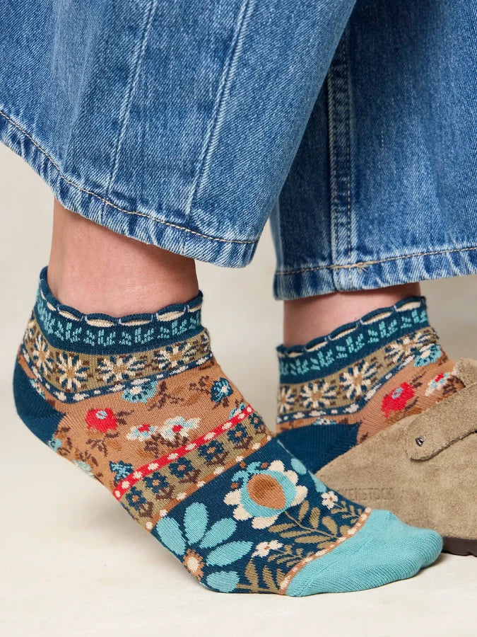 Boho Ankle Socks, Set of 3