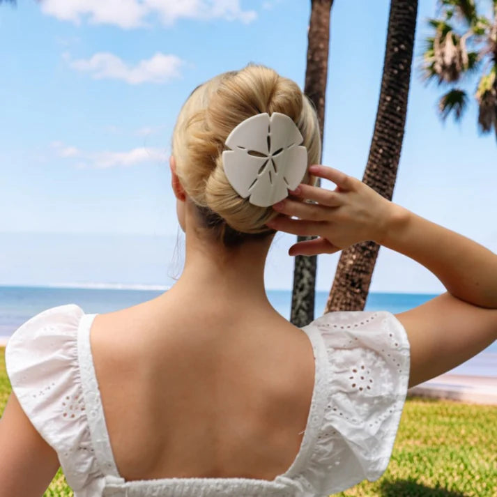 Teleties Sand Dollar Flat Hair Clip