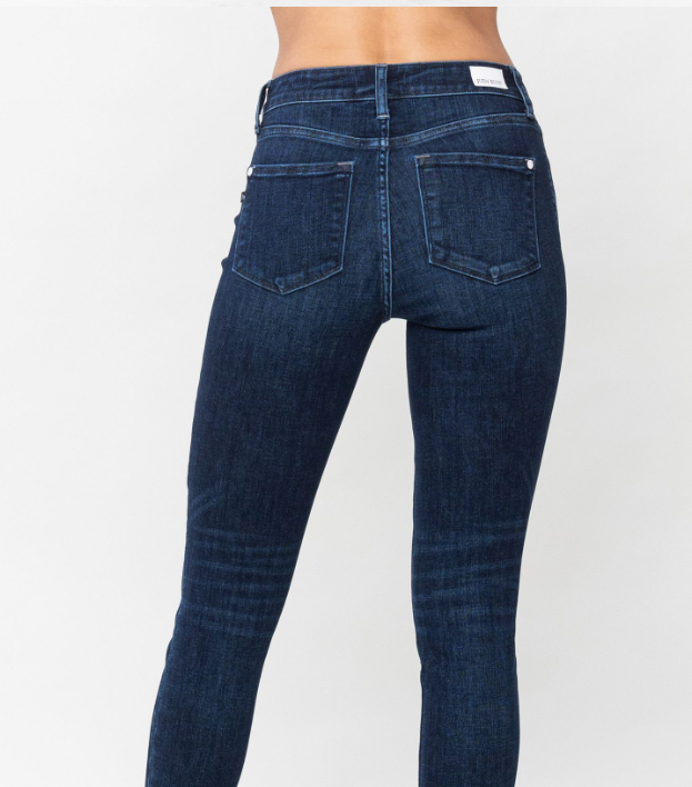 Mid-Rise | Skinny | Classic Crinkle Ankle Jeans