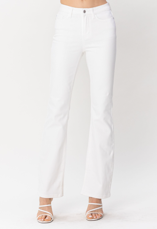 Mid-Rise | Bootcut | White Jeans – The English Garden