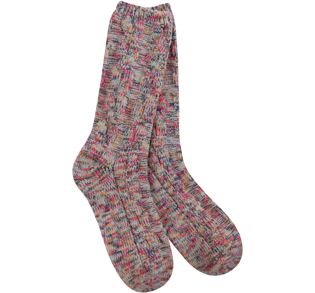 Weekend Ragg Cable Crew Socks