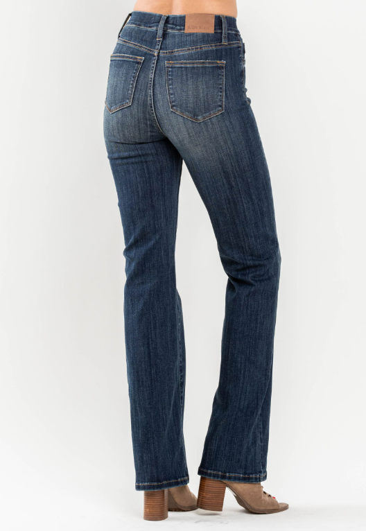 High Waist | Slim Boot | Vintage Pull On Jeans