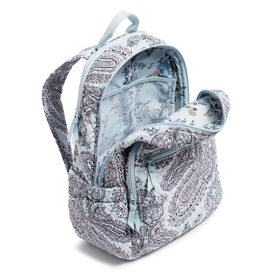 Campus Backpack  |  Soft Sky Paisley