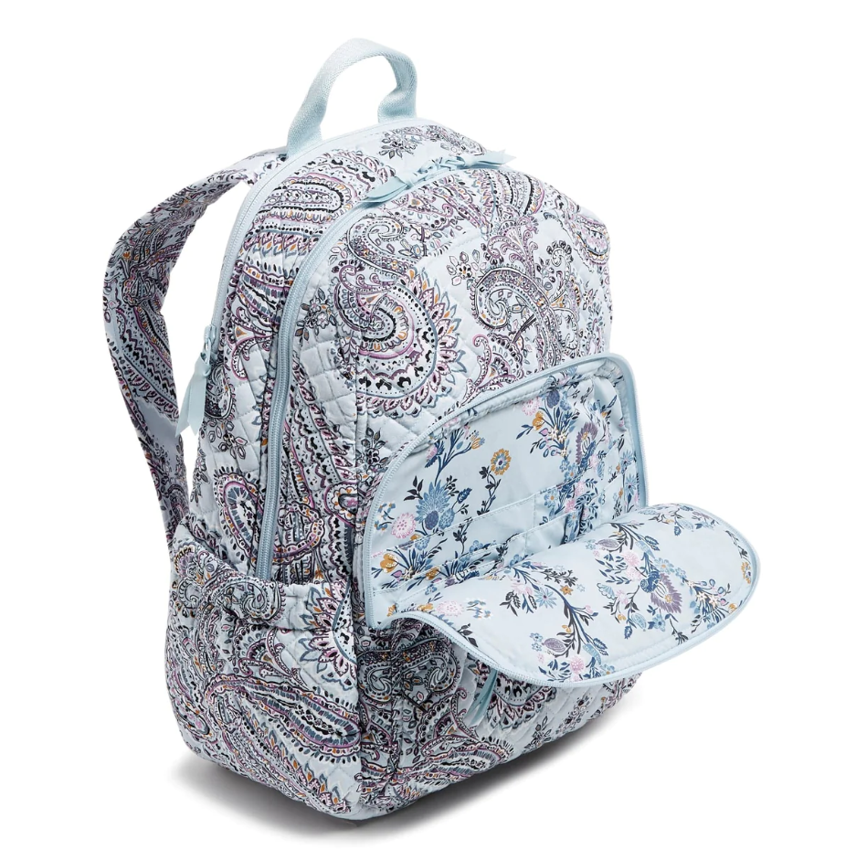 Campus Backpack  |  Soft Sky Paisley