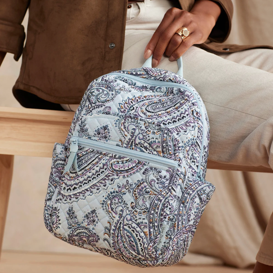 Small Backpack  |  Soft Sky Paisley