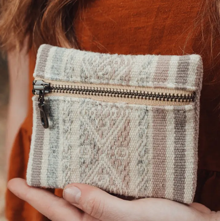 Coin Purse In Bolivian Wool