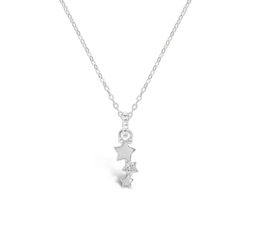 Stia Girl - You're A Shining Star Necklace | Sterling Silver