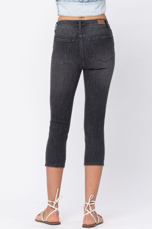 High Waist | Skinny | Capri Cuffed Jeans