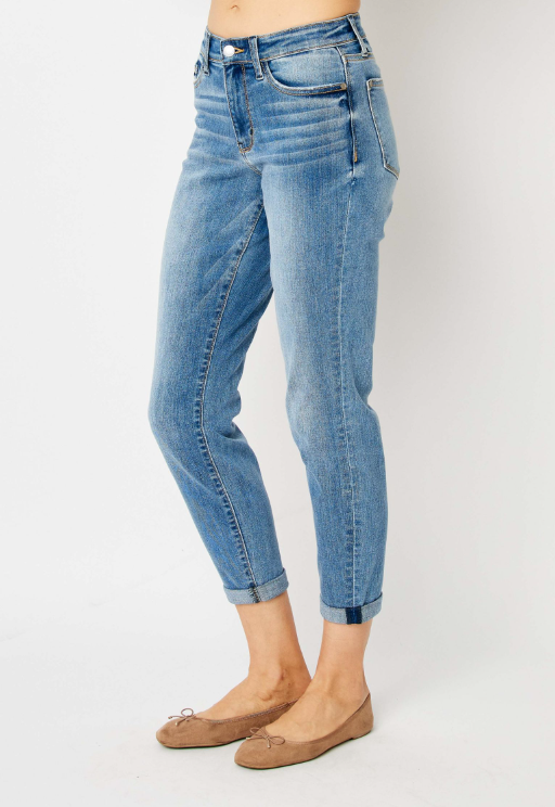 Mid Rise | Slim | Cuffed Jeans