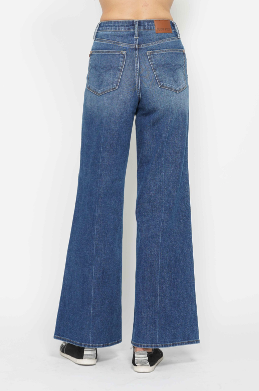 High Waist | Wide Leg | Tummy Control Retro Jeans