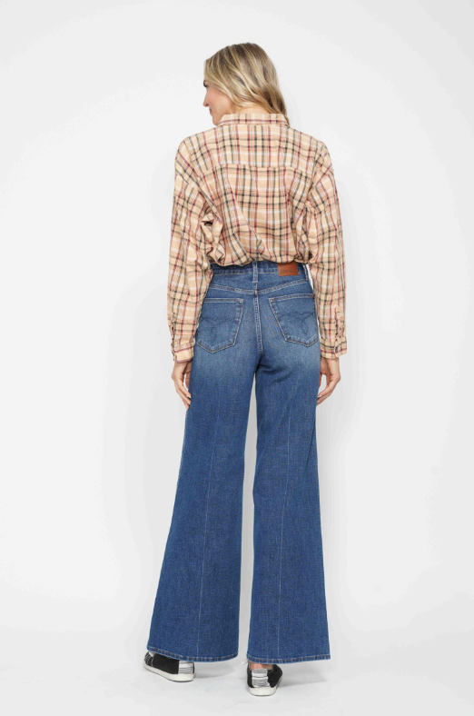 High Waist | Wide Leg | Tummy Control Retro Jeans