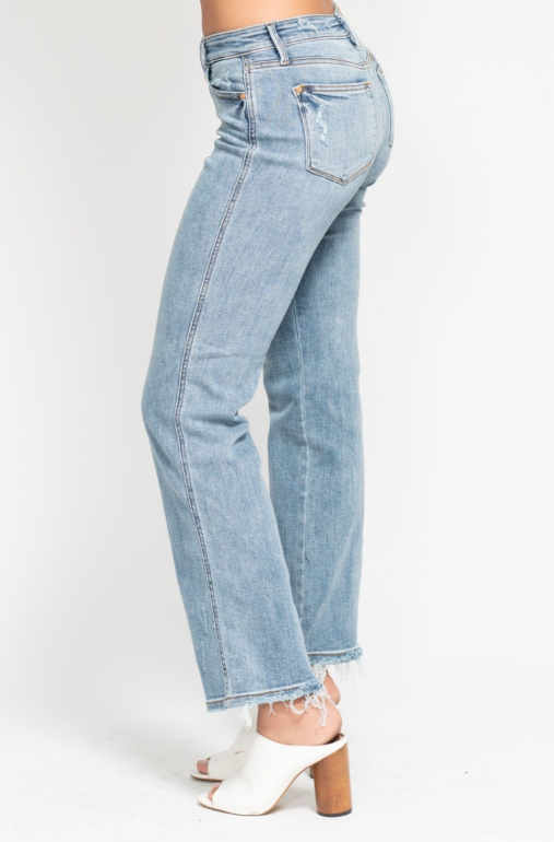 Mid-Rise | Dad Jean | Cell Pocket Jeans