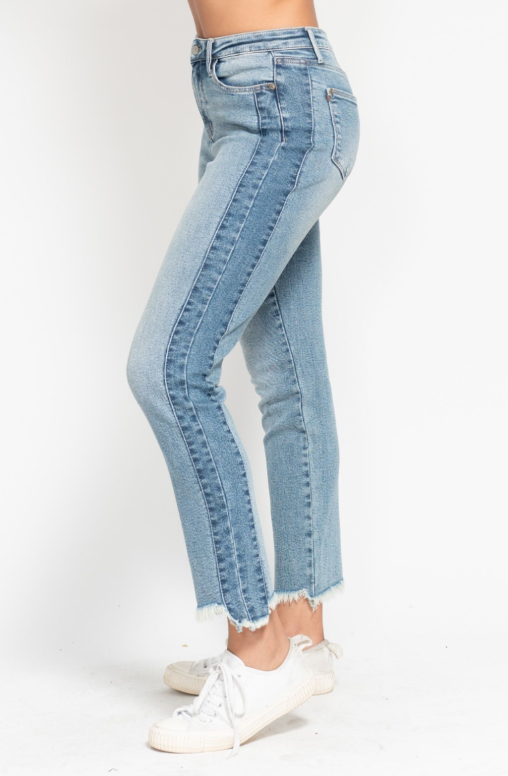 High Waist | Slim | Vintage Side Panel Jeans