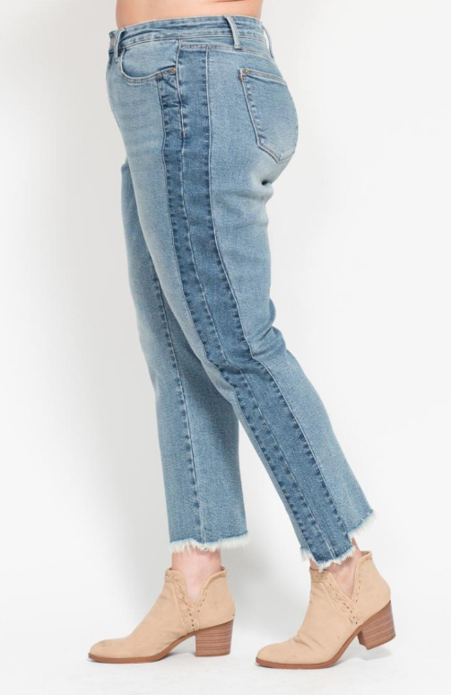 High Waist | Slim | Vintage Side Panel Jeans