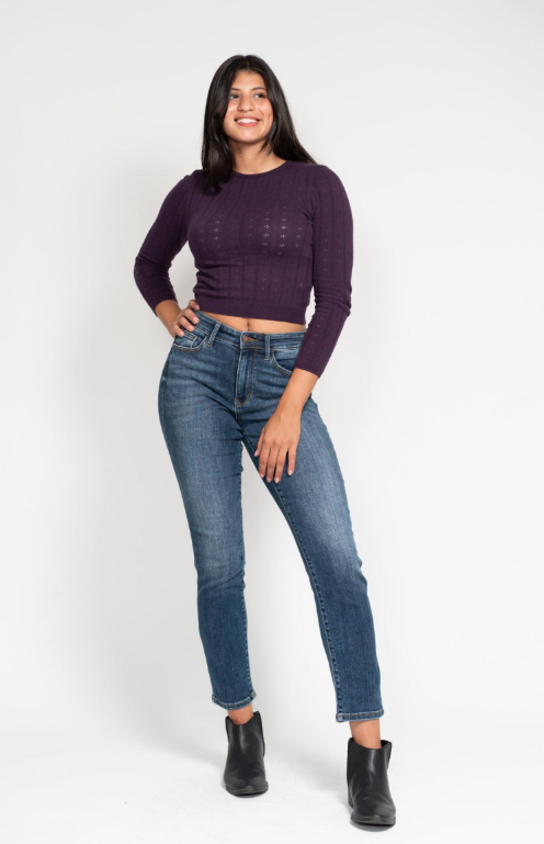 High Waist | Slim | Shield Back Pocket Jeans