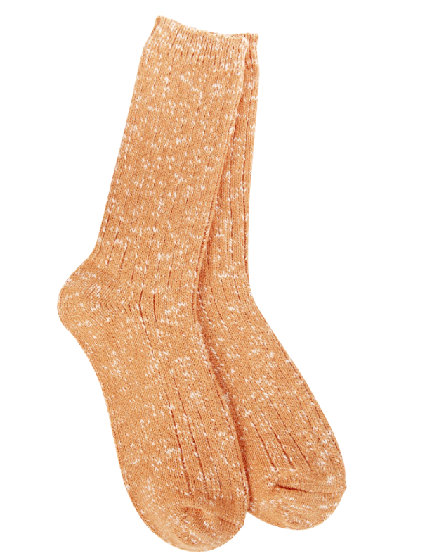 World's Softest Socks | Weekend Cotton Slub Marled Crew