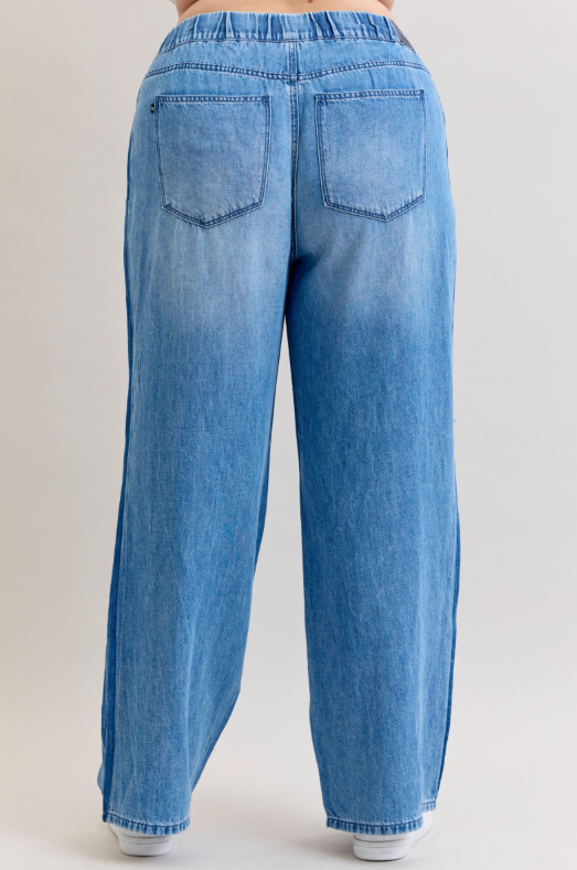 High Waist | Wilhemina | Featherweight Drawstring Jeans