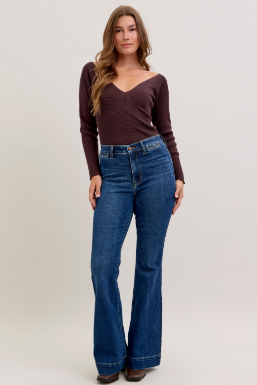 High Waist | Flare | Trouser Jeans