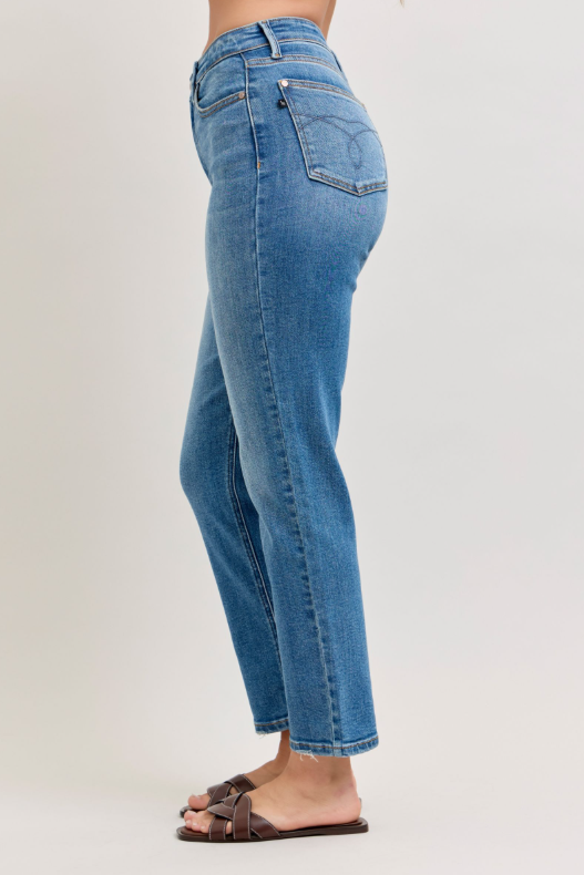 High Waist | Straight | Ankle Jeans