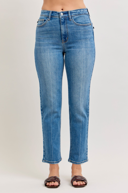High Waist | Straight | Ankle Jeans