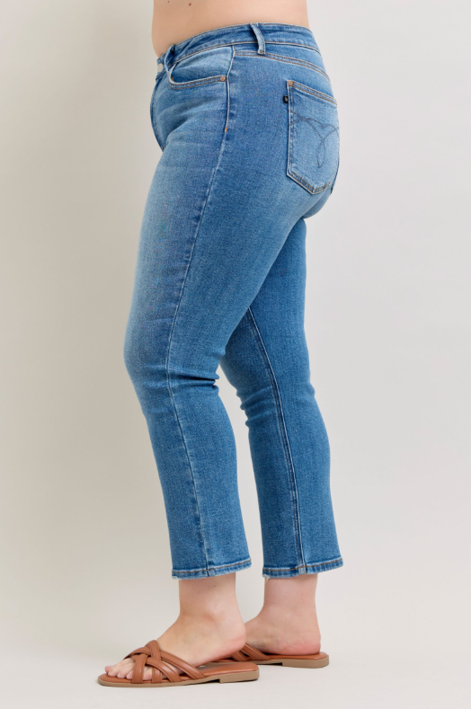 High Waist | Straight | Ankle Jeans