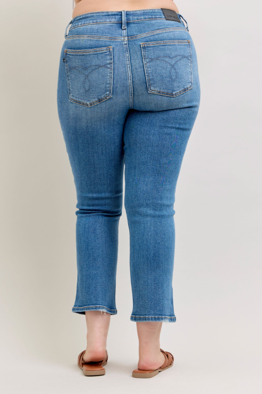 High Waist | Straight | Ankle Jeans