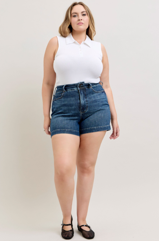 High Waist | Tummy Control Slim Shorts
