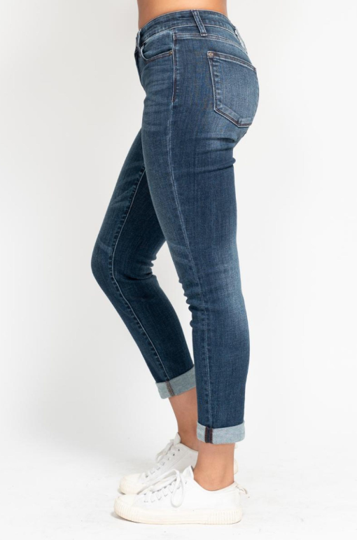 Mid Rise | Slim | Cuffed Jeans