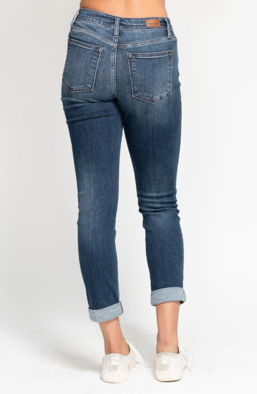 Mid Rise | Slim | Cuffed Jeans