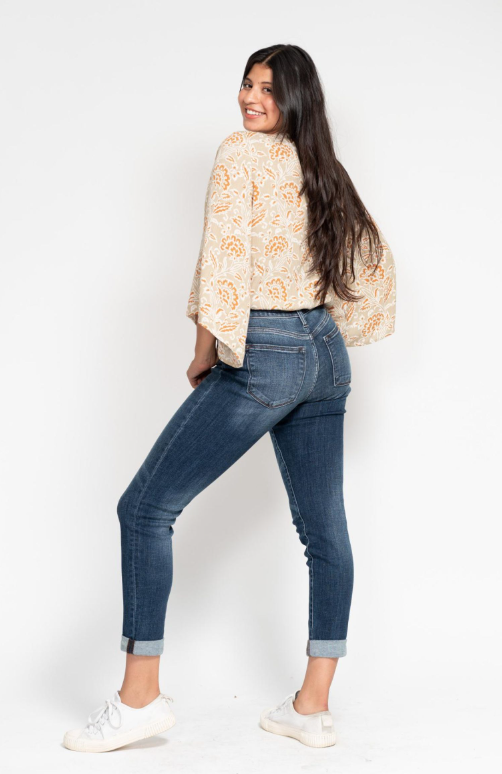 Mid Rise | Slim | Cuffed Jeans