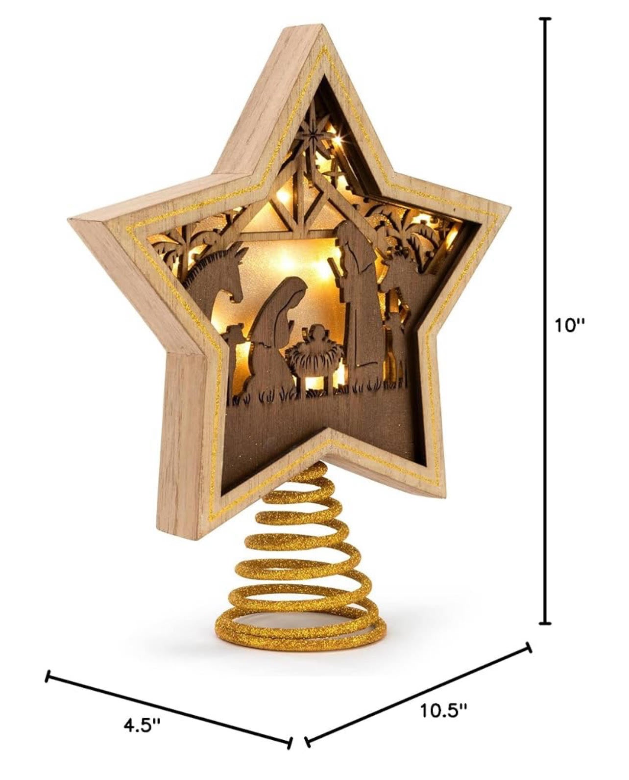 Nativity Light Up Tree Topper