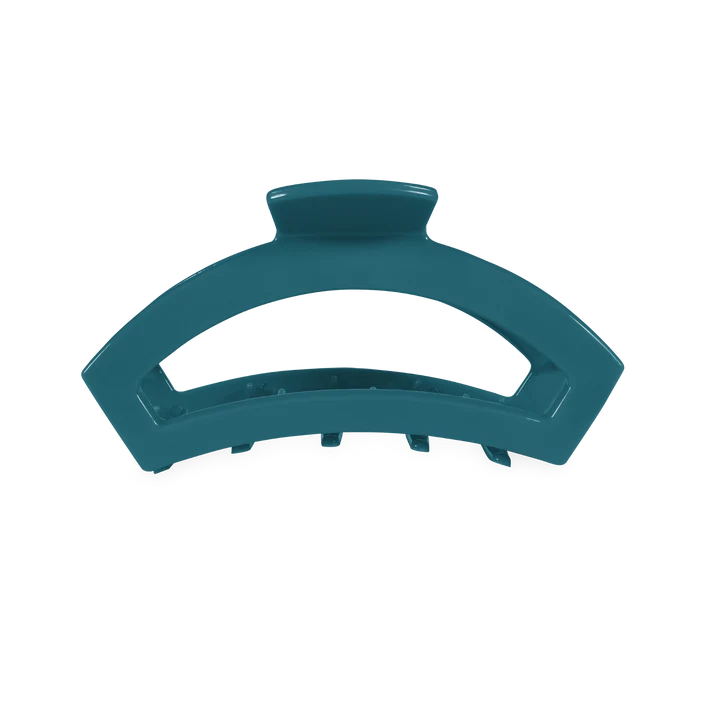 Teleties Open Hair Clip | Teal With It