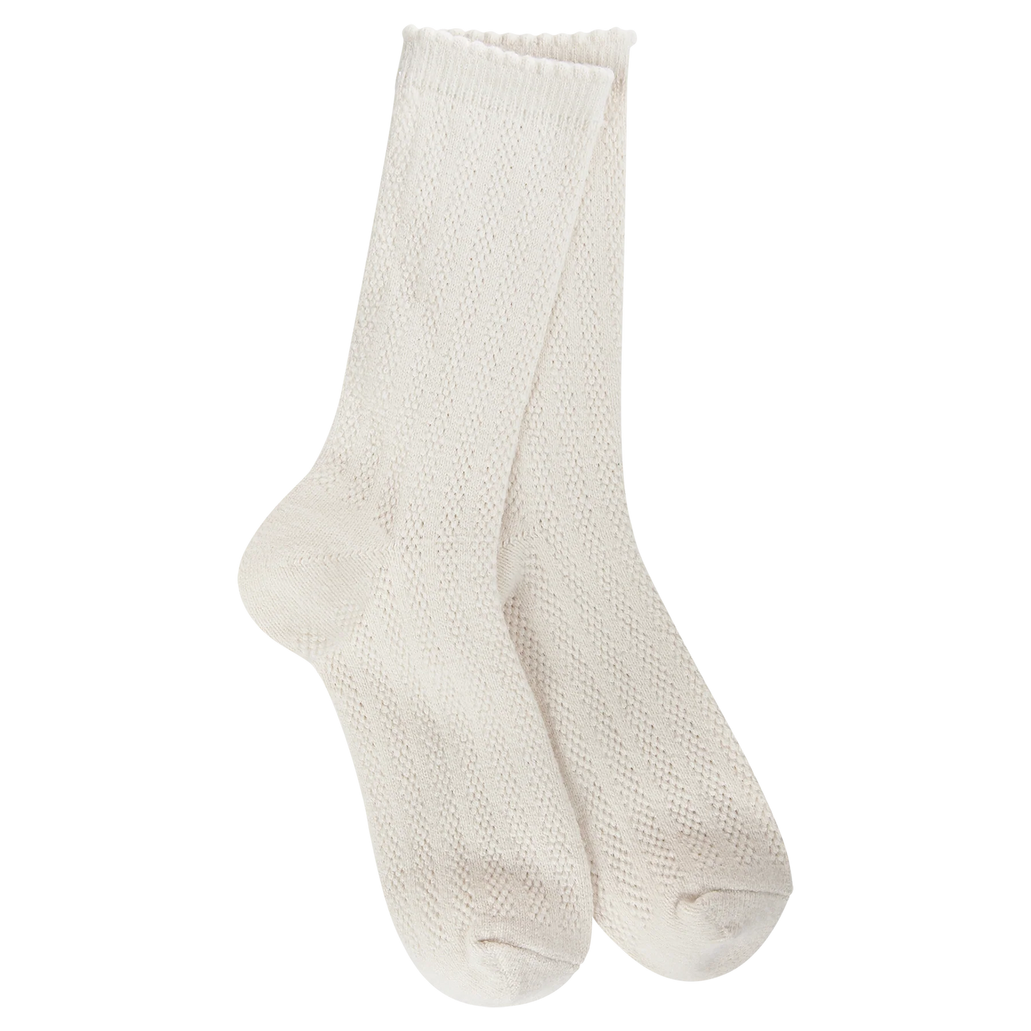 World's Softest Socks | Weekend Pointelle Crew