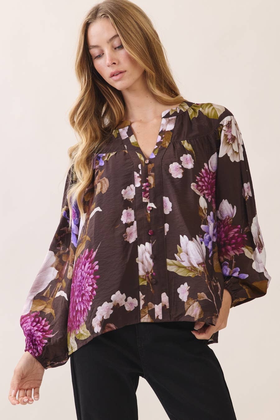 Floral Print Blouse