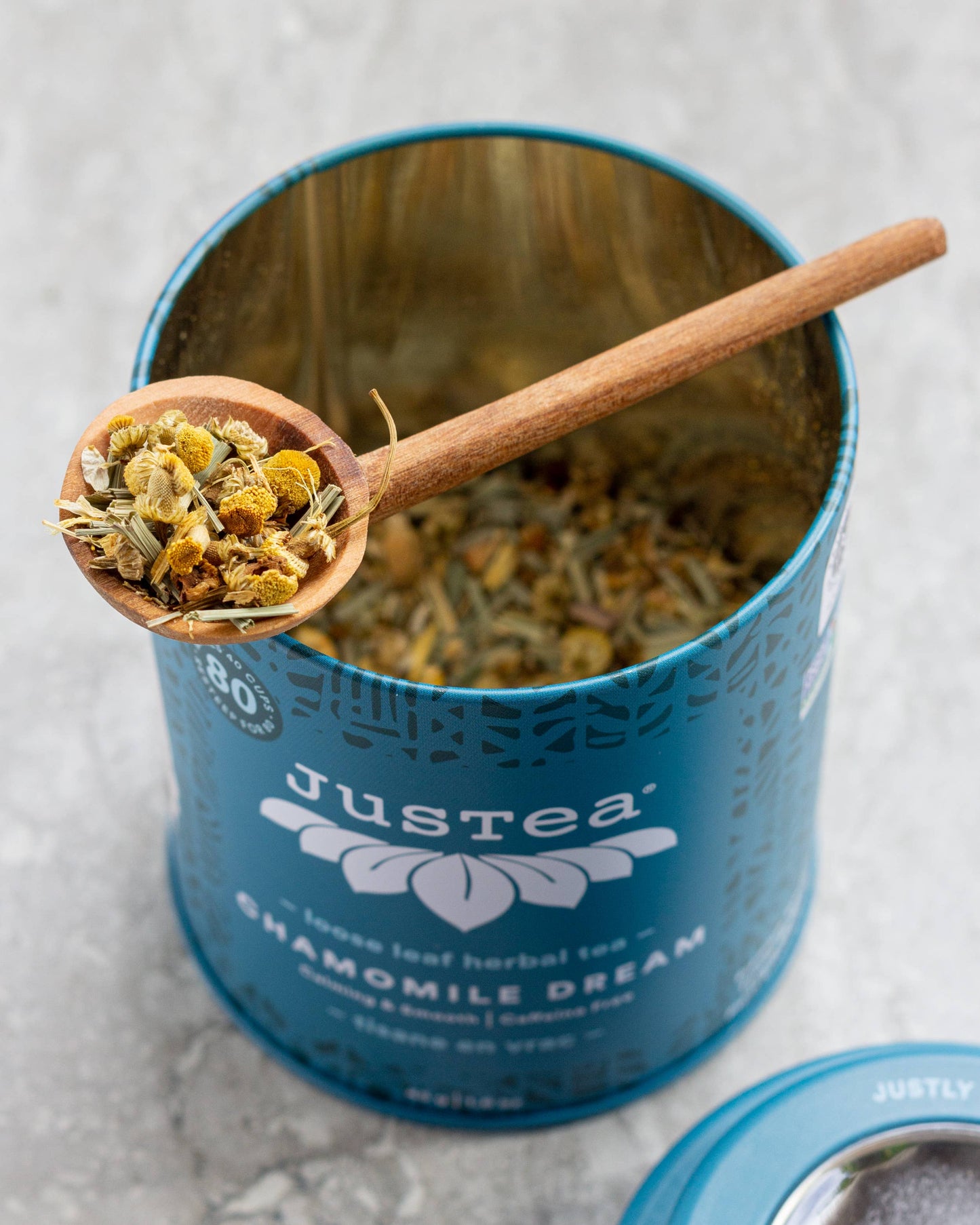 Chamomile Dream Tin & Spoon - Fair-Trade, Calming Herbal Tea