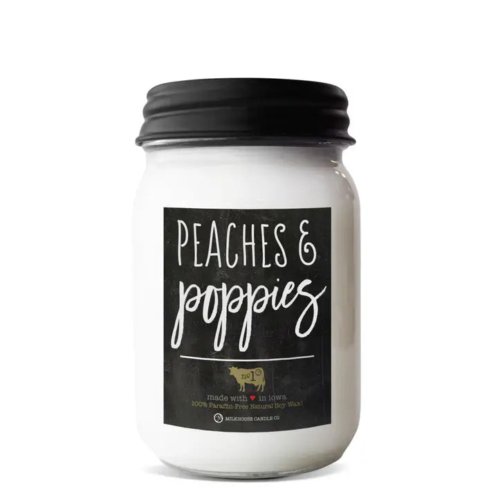 Milkhouse Candle Co. | Peaches & Poppies