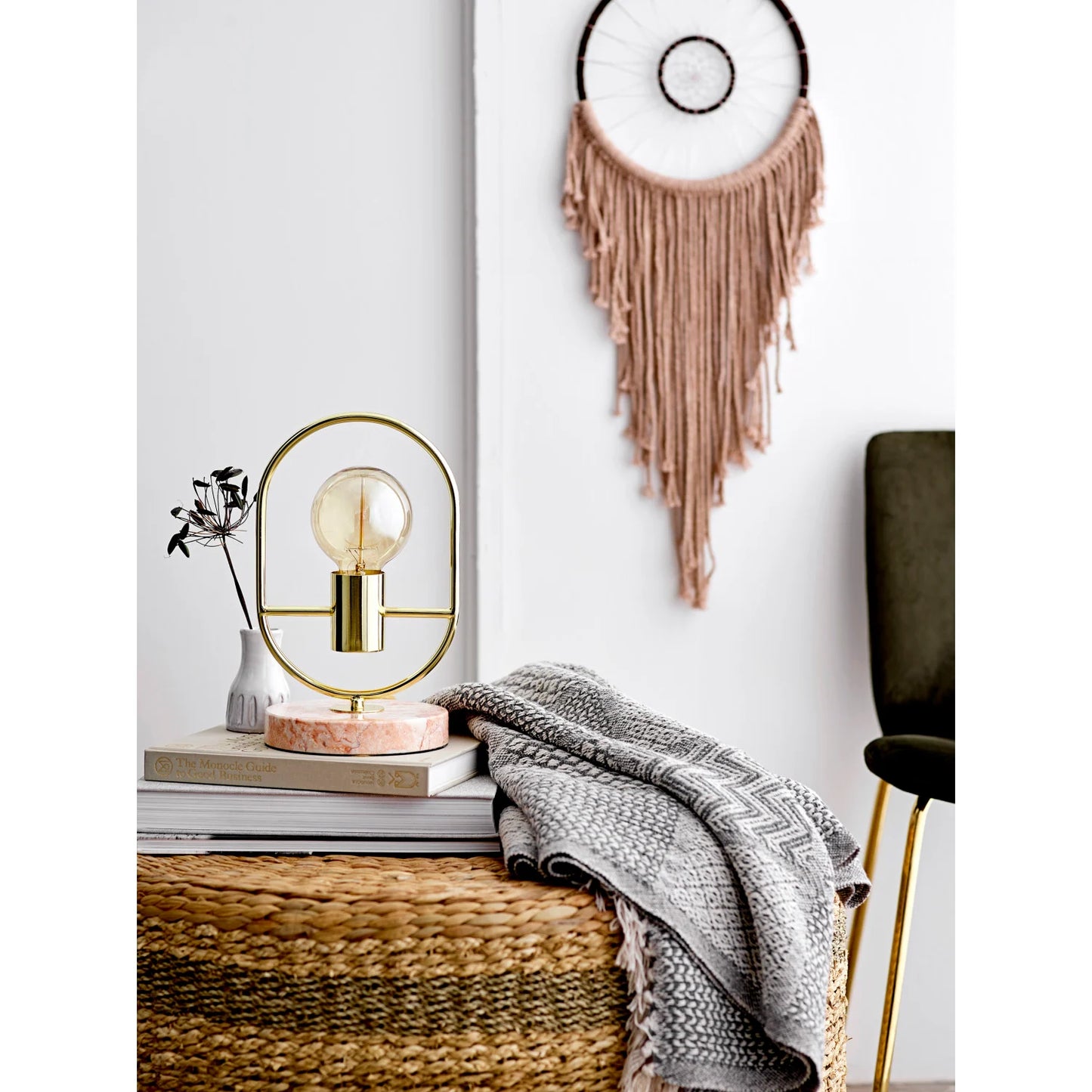 Throw with Fringe | Grey