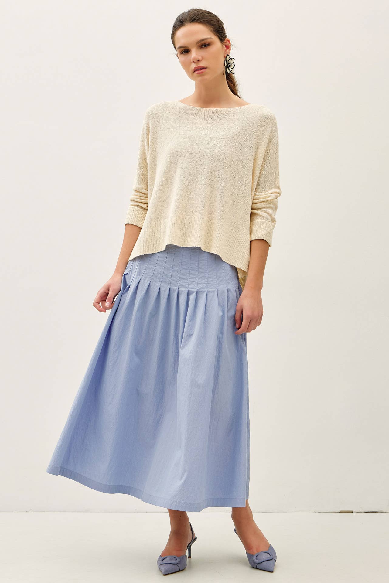 Boxy Cropped Sweater