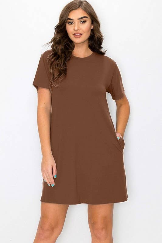 On The Go T- Shirt Dress
