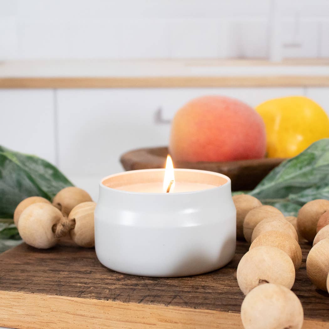 3.75 oz Traveler Tin Candle: Oatmeal, Milk, & Honey