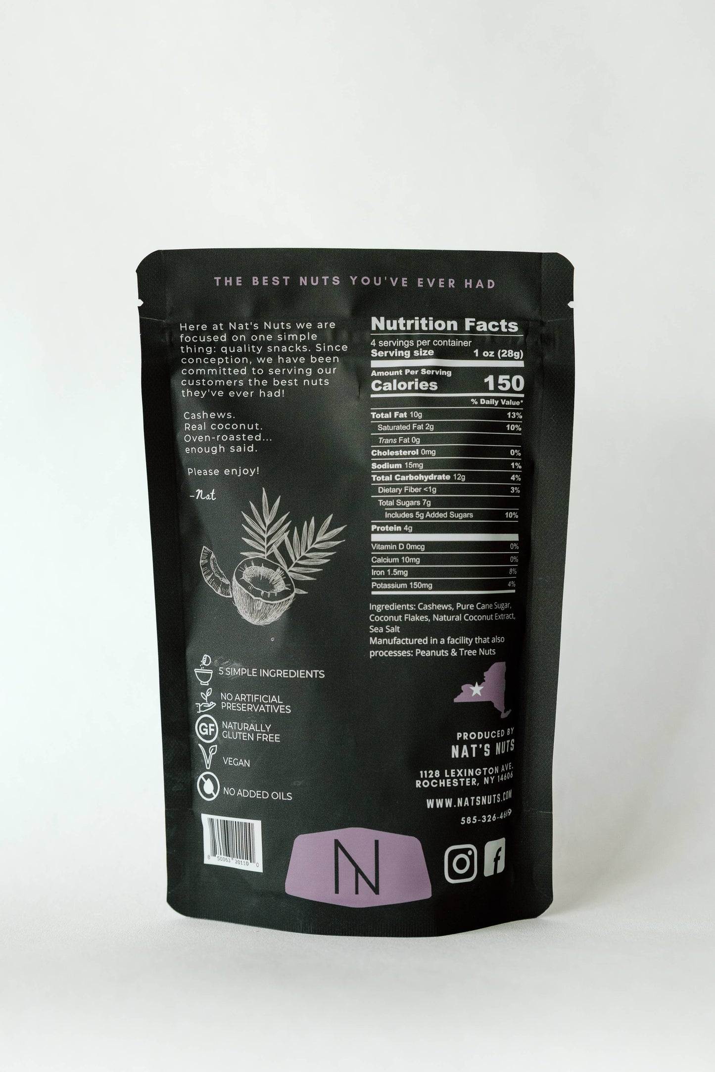 Toasted Coconut Cashews