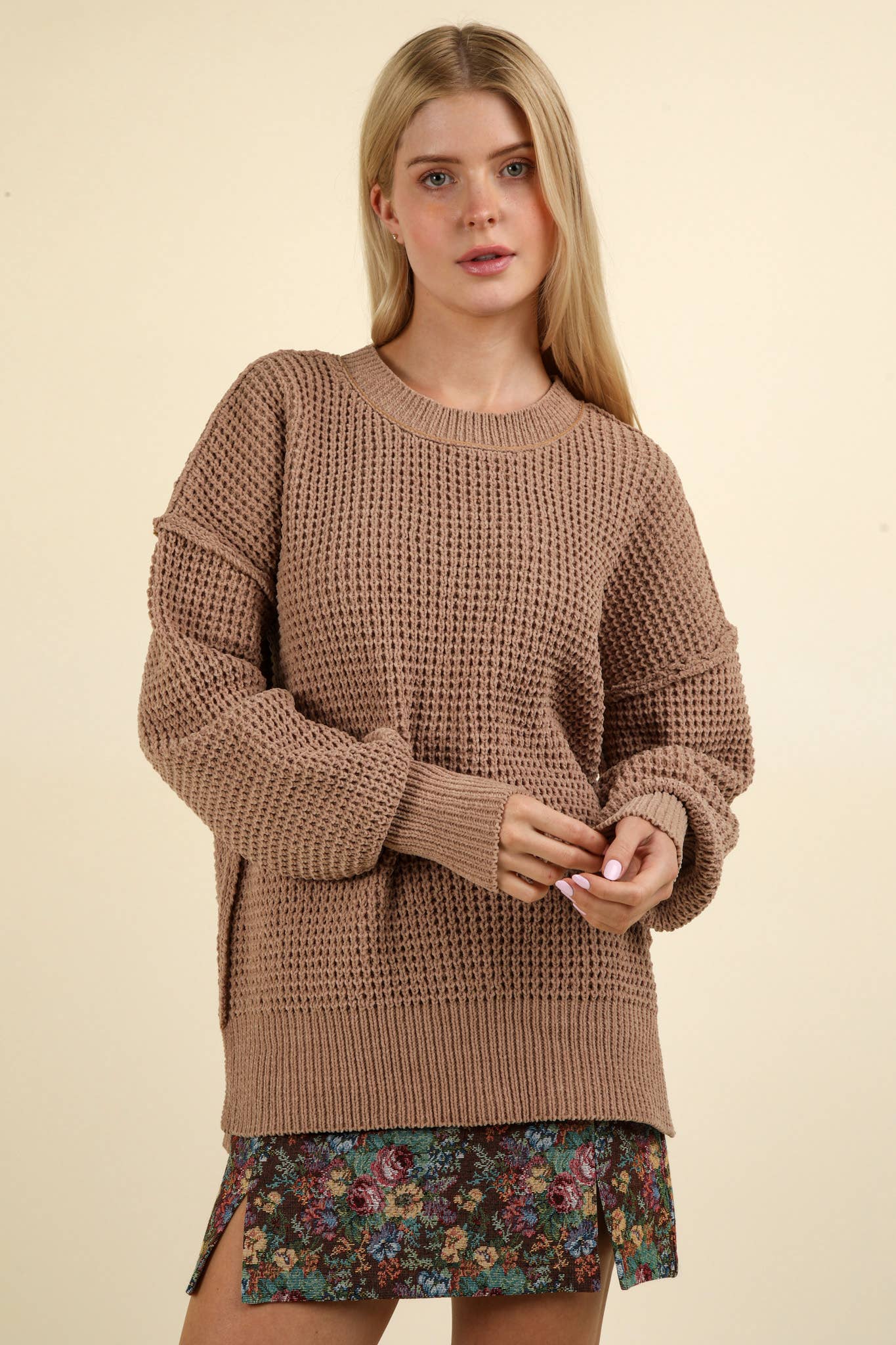 Oversized Sweater | Taupe