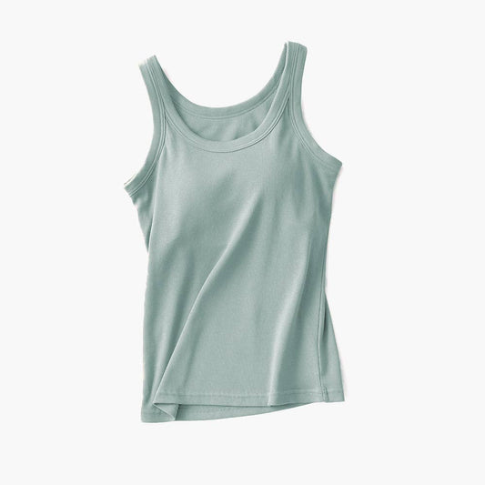 Rib Tank With Bra