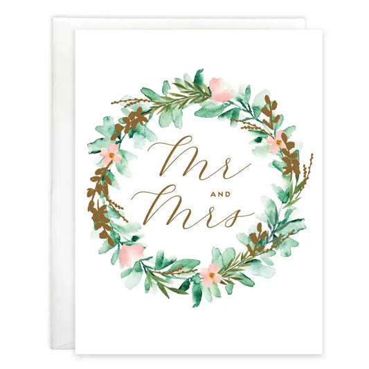 Mr & Mrs Congratulations Card