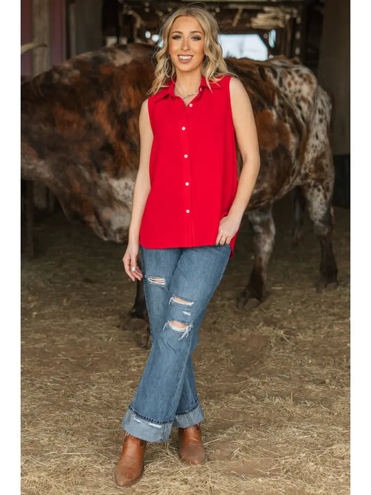Button Down Blouse