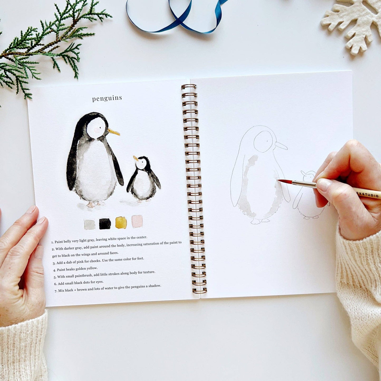Watercolor Workbook | Winter
